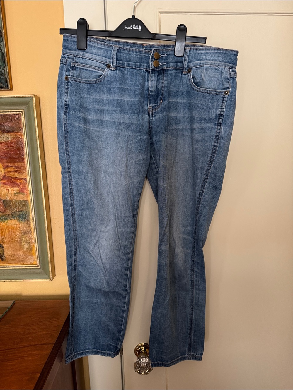 Classic Blue Women’s cropped ankle Jeans